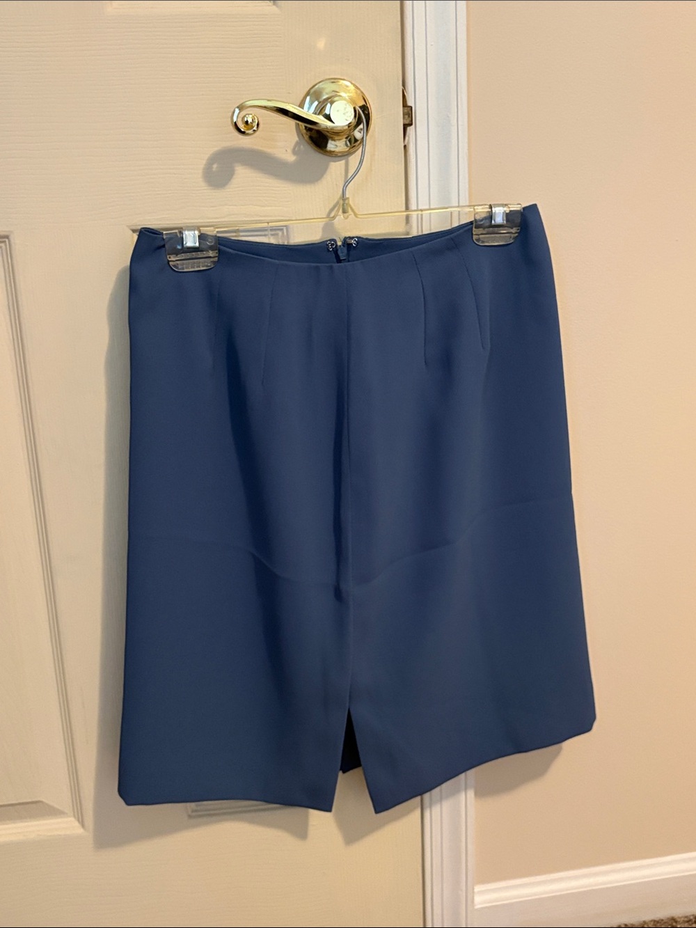 Amanda Smith Navy Blue A-Line Skirt